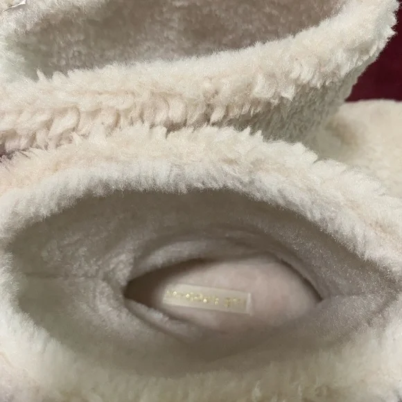 Madden Girl Cozy Cream Platform Boots - Picture 6 of 9